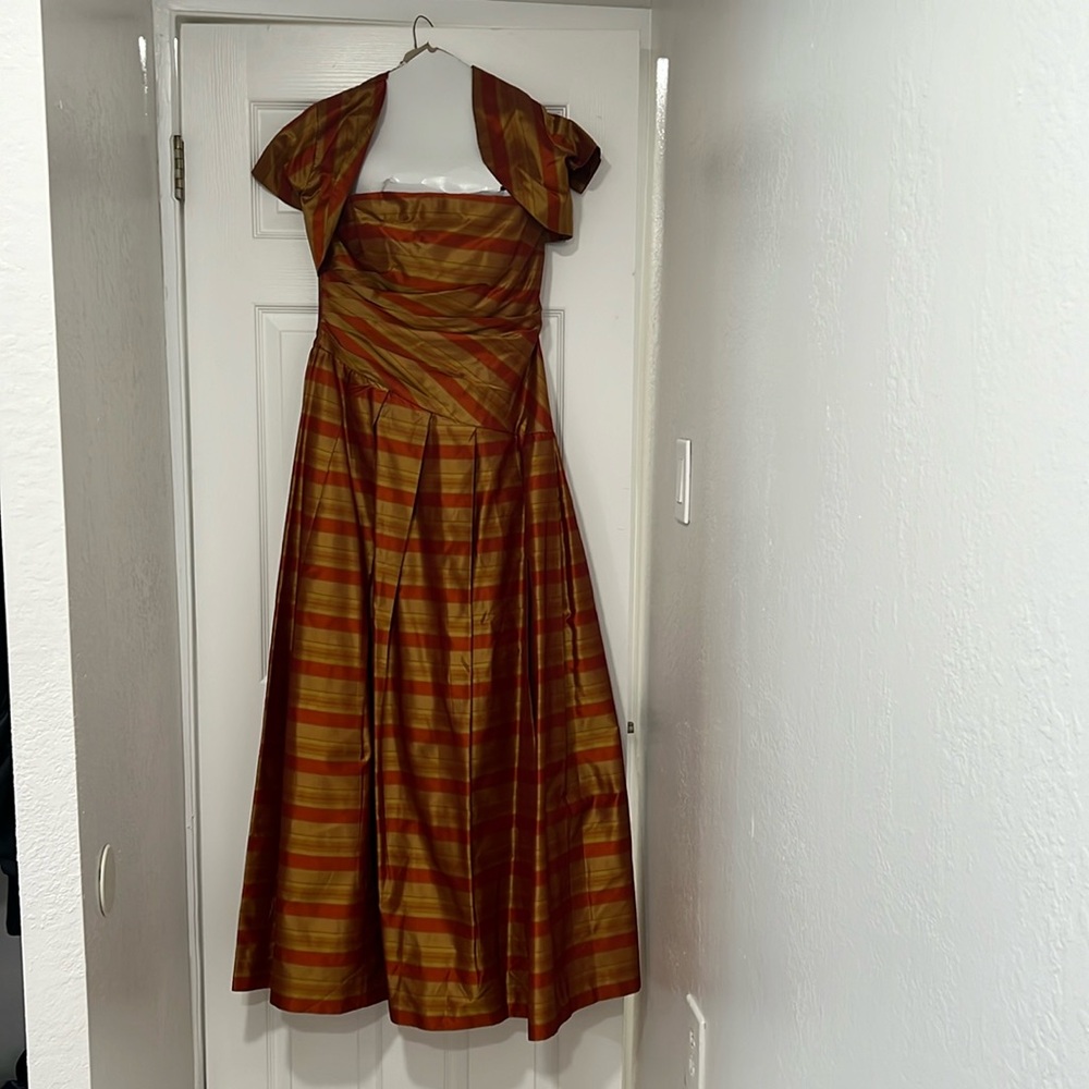 Kay Unger strapless ball gown